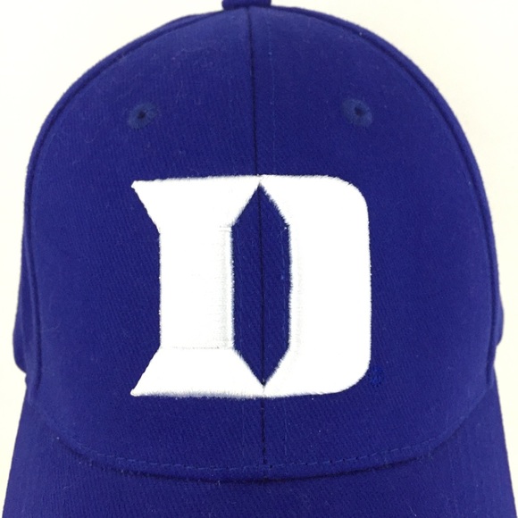 Duke Blue Devils Hat Script Logo Basketball Football Adjustable Sports Dad Cap - Picture 2 of 9